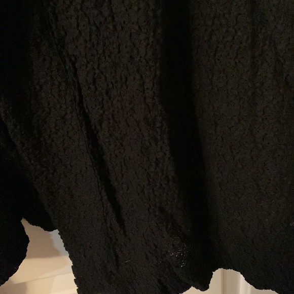 EUC Coldwater Creek black textured open cardigan size 1x (16W-18W) - Picture 5 of 11